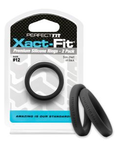 Perfect Fit Xact Fit #12 - Black Pack of 2